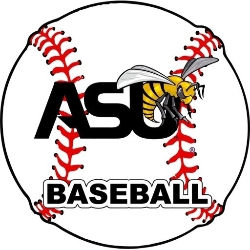 Alabama State University 4-Inch Round Baseball Vinyl Decal Sticker