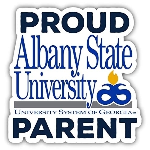 Albany State University 4-Inch Laser Cut Proud Parent Decal Stiker 4-Pack