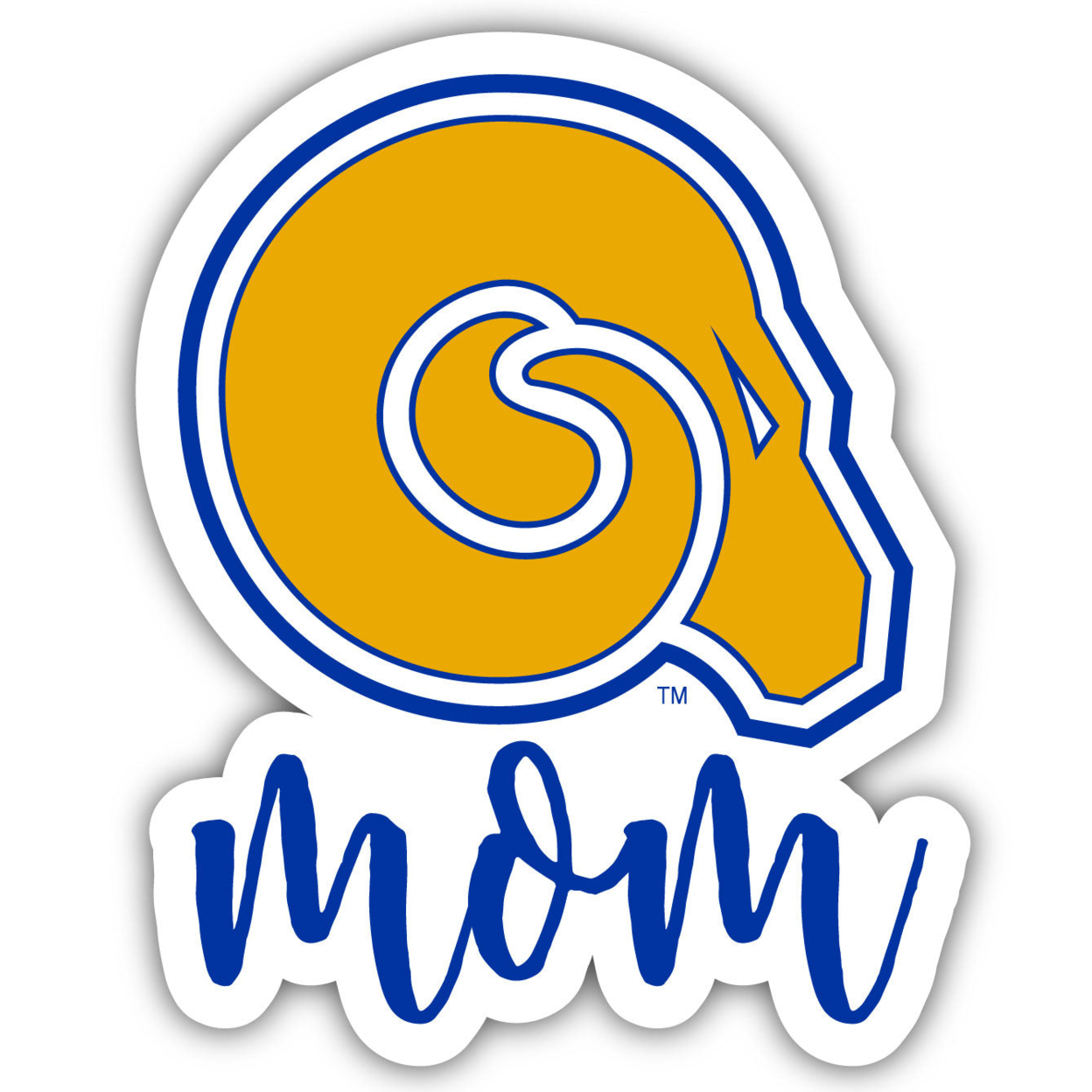 Albany State University 4-Inch Proud Mom Die Cut Decal