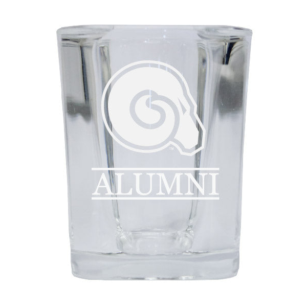 Albany State University Alumni Etched Square Shot Glass