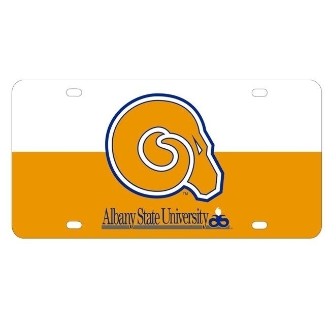 Albany State University Metal License Plate Car Tag