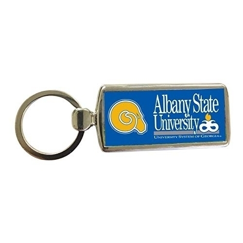 Albany State University Metal Keychain