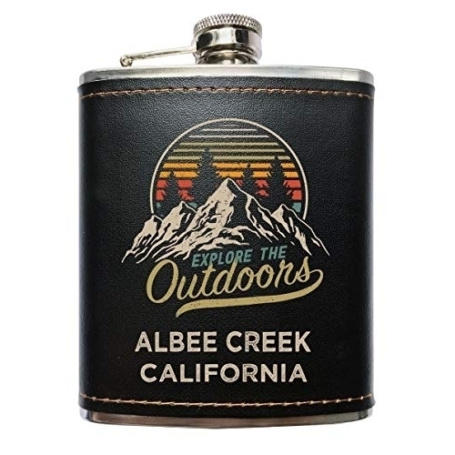 Albee Creek California Explore Outdoors Flask