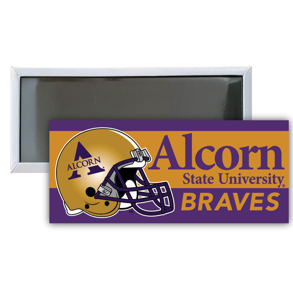 Alcorn State Braves 4.75 X 2-Inch Fridge Magnet Rectangle