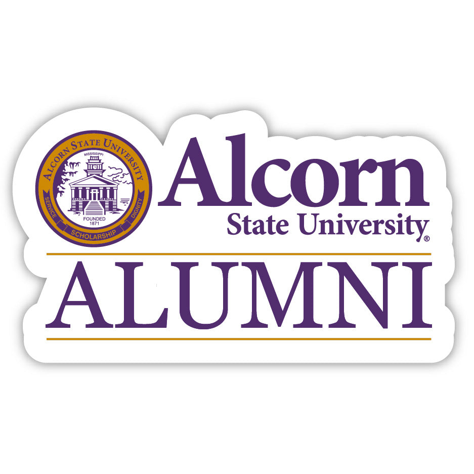 Alcorn State Braves Alumni 4 Sticker