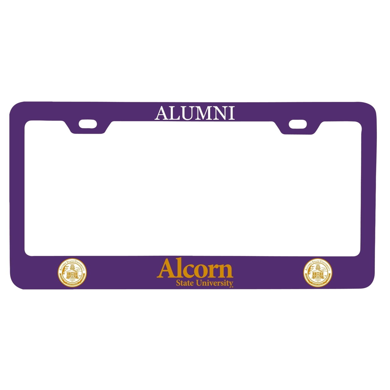 Alcorn State Braves Alumni License Plate Frame