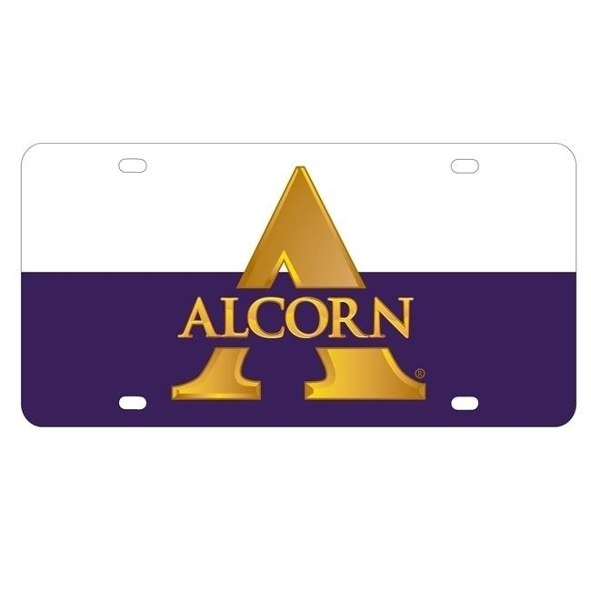 Alcorn State Braves Metal License Plate Car Tag