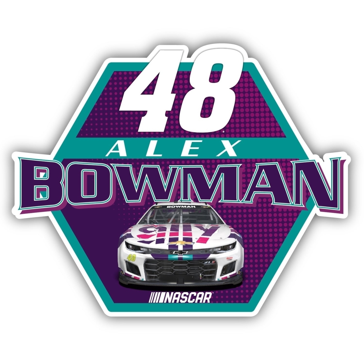 Alex Bowman #48 NASCAR Laser Cut Decal