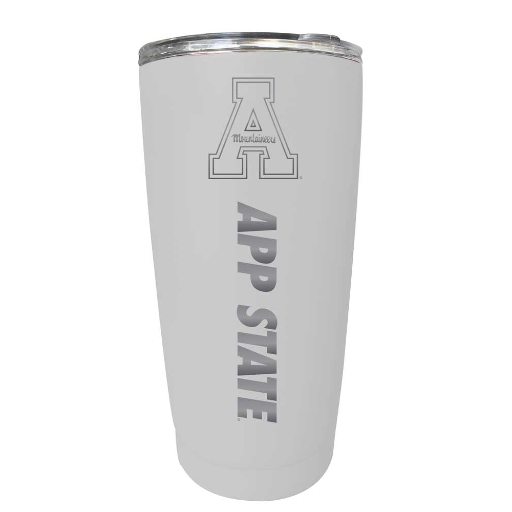 Appalachian State Etched 16 Oz Stainless Steel Tumbler (Choose Your Color)