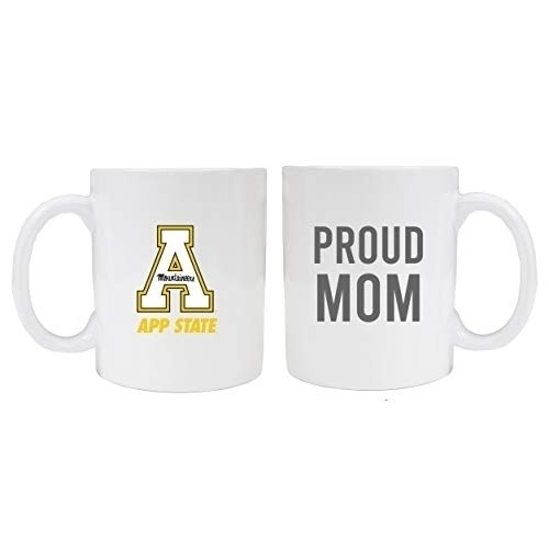 Appalachian State Proud Mom Ceramic Coffee Mug - White