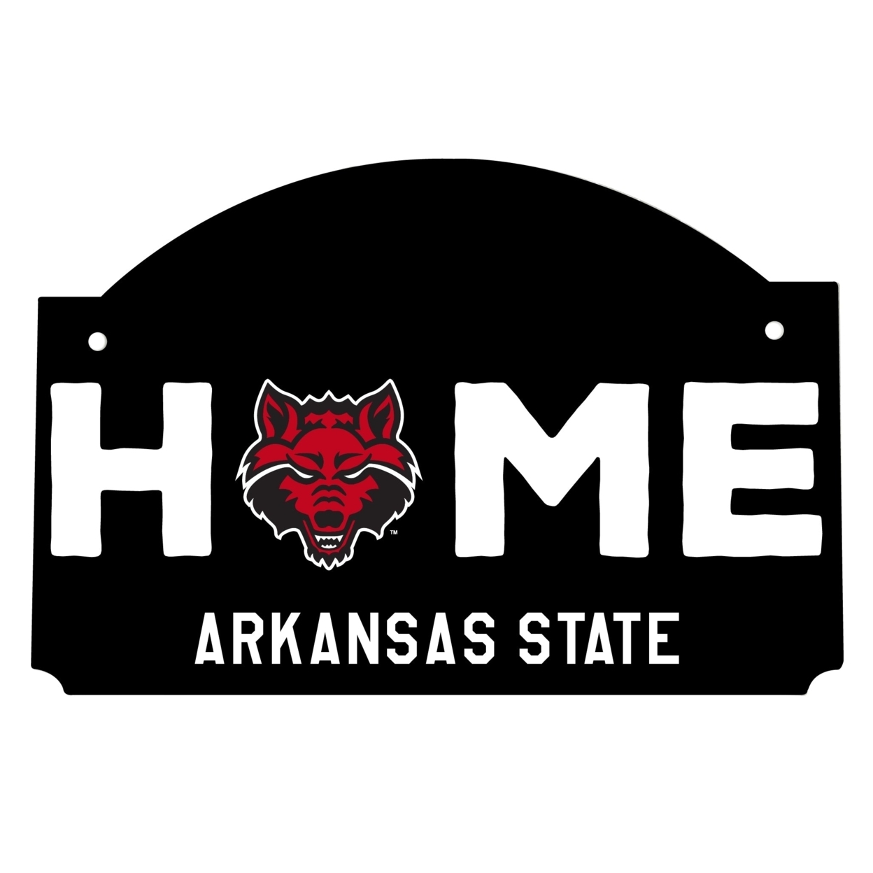 Arkansas State Wood Sign With String