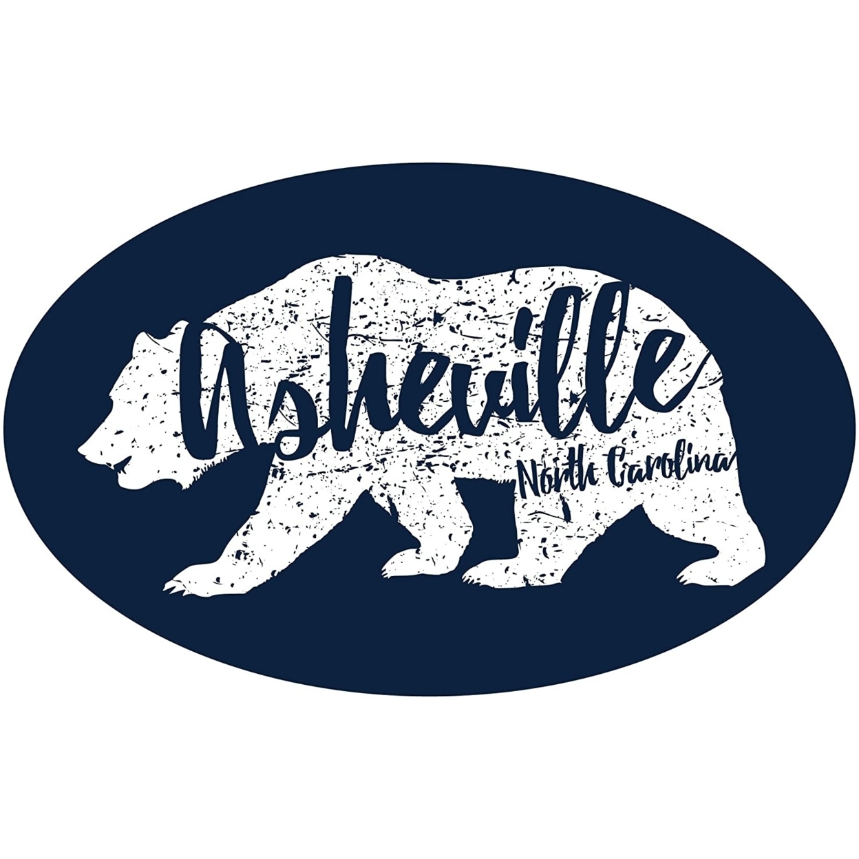 Asheville Blue Ridge Mountains Hipster Brewery Decal