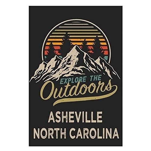 Asheville North Carolina Souvenir 2x3-Inch Fridge Magnet Explore The Outdoors