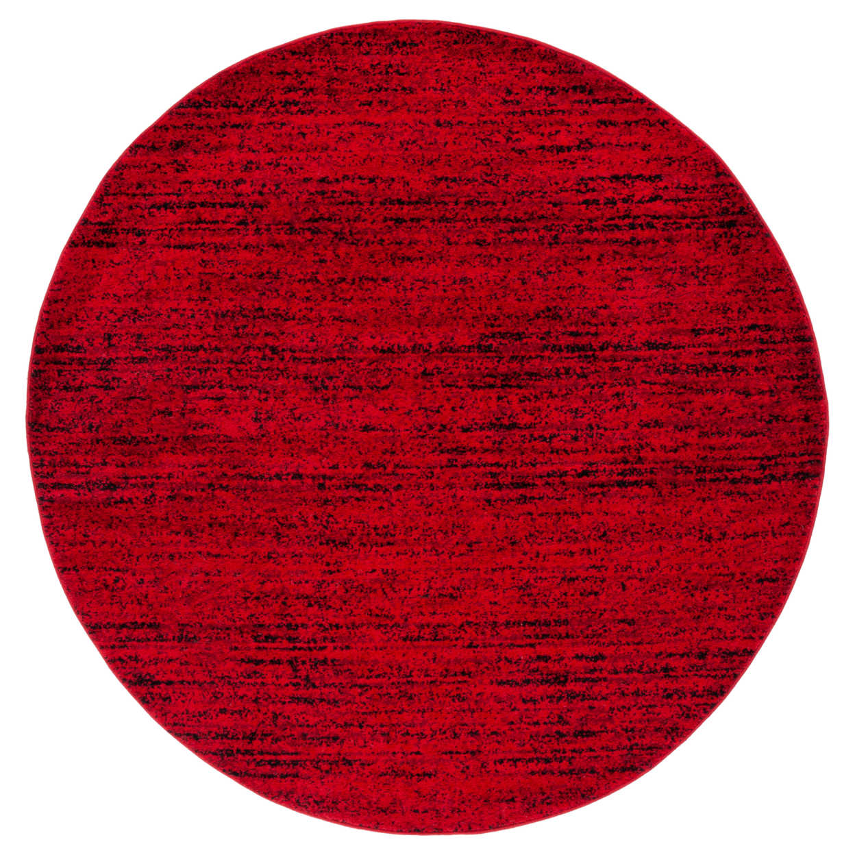 SAFAVIEH Adirondack Collection ADR117F Red / Black Rug - 4' Round