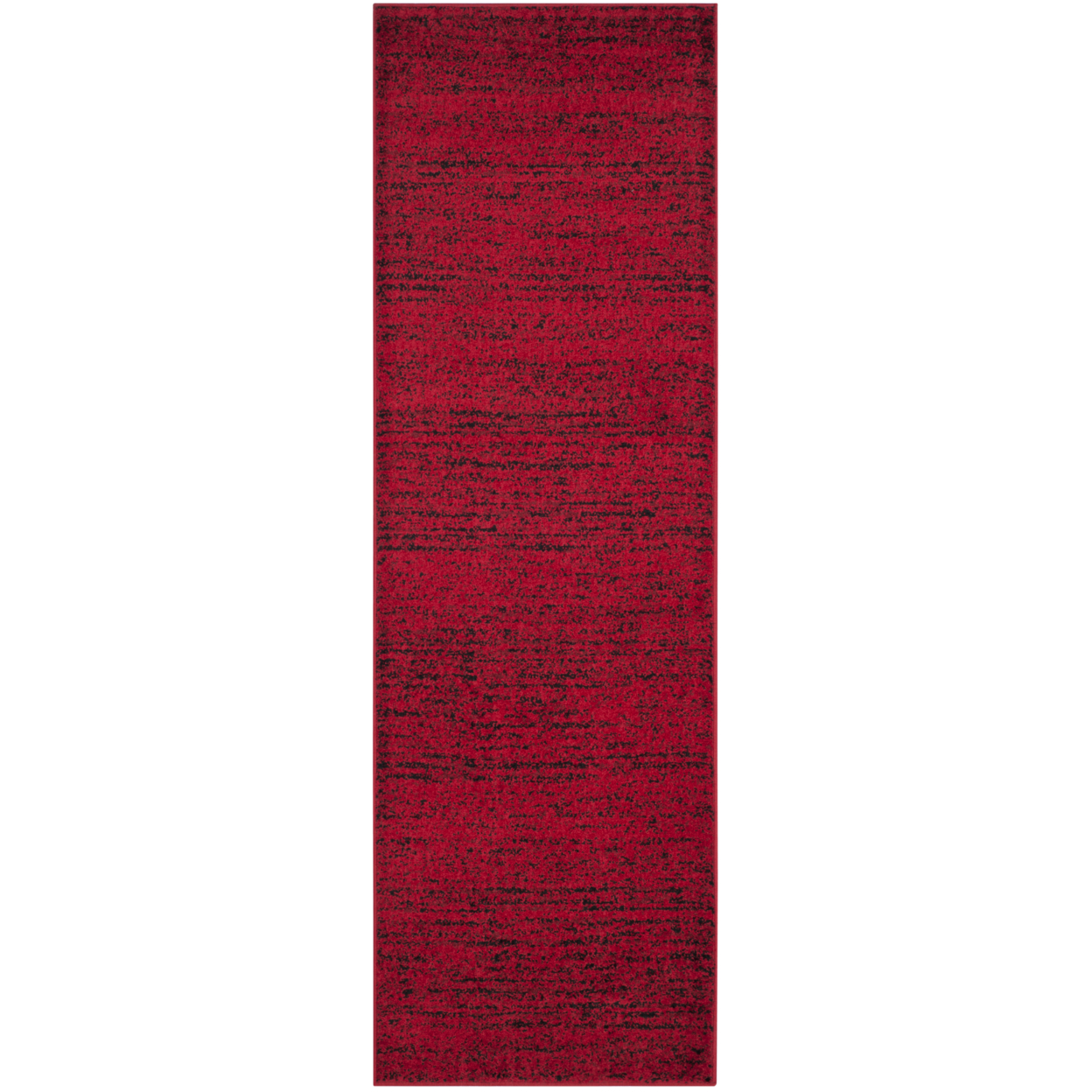 SAFAVIEH Adirondack Collection ADR117F Red / Black Rug - 2' 6 X 22'