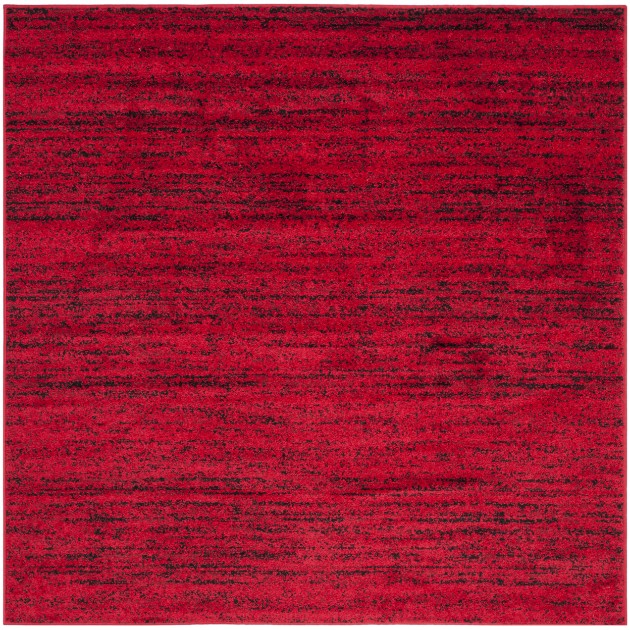 SAFAVIEH Adirondack Collection ADR117F Red / Black Rug - 8' Square