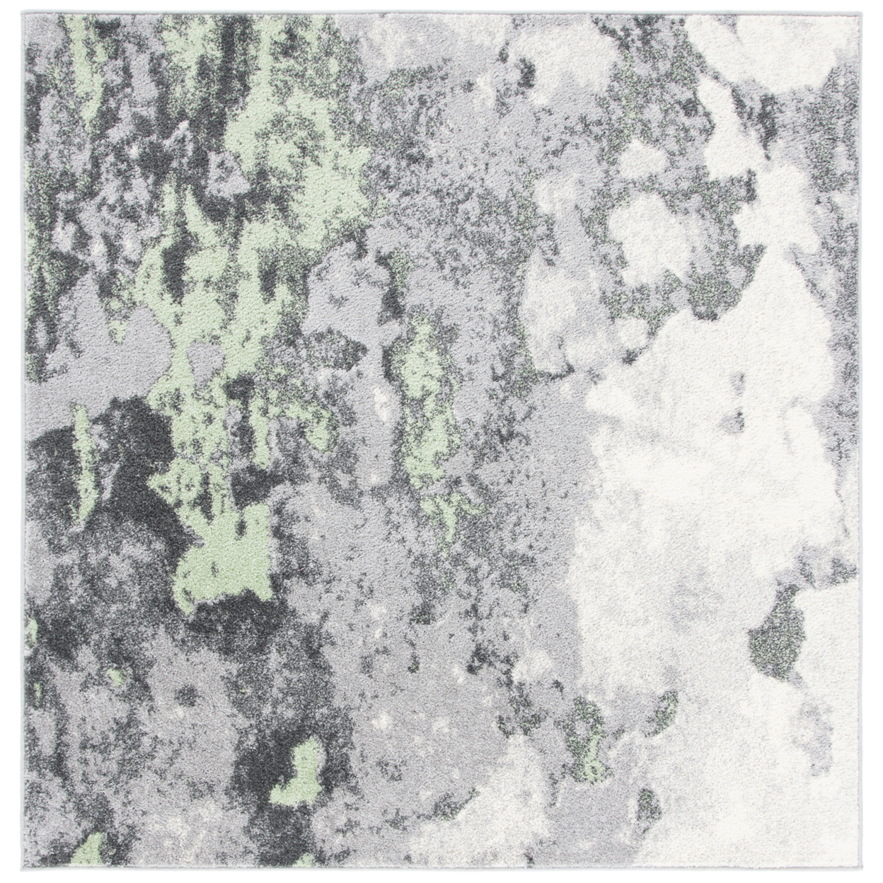 SAFAVIEH Adirondack Collection ADR134F Green / Grey Rug - 8' Square