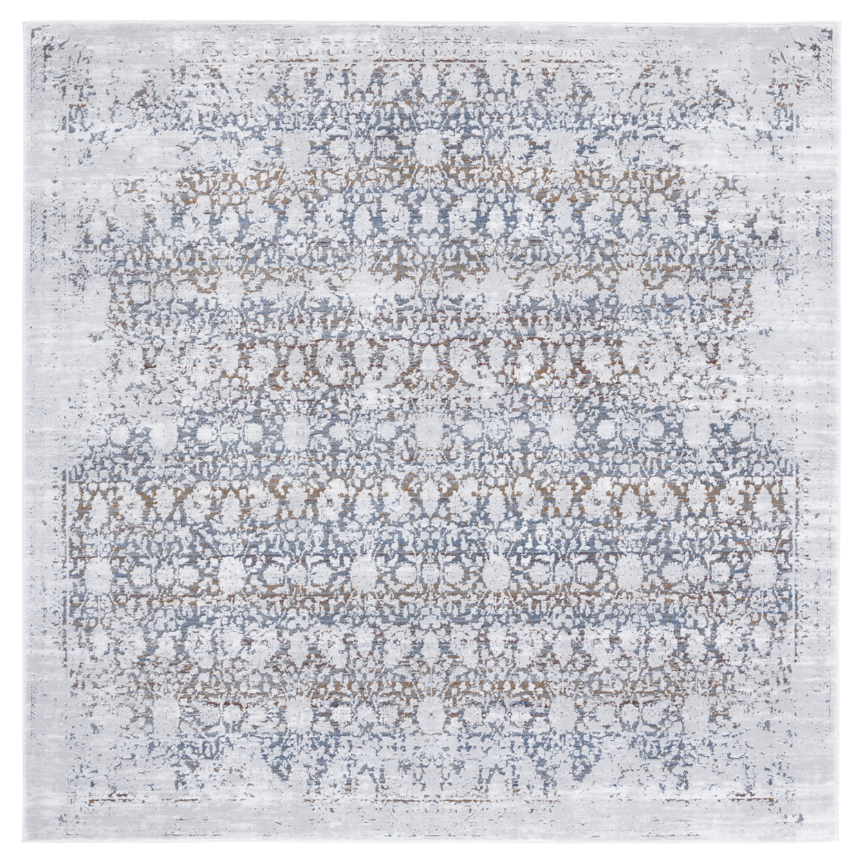 SAFAVIEH Craft Collection CFT939F Grey / Gold Rug - 6' 7 Square
