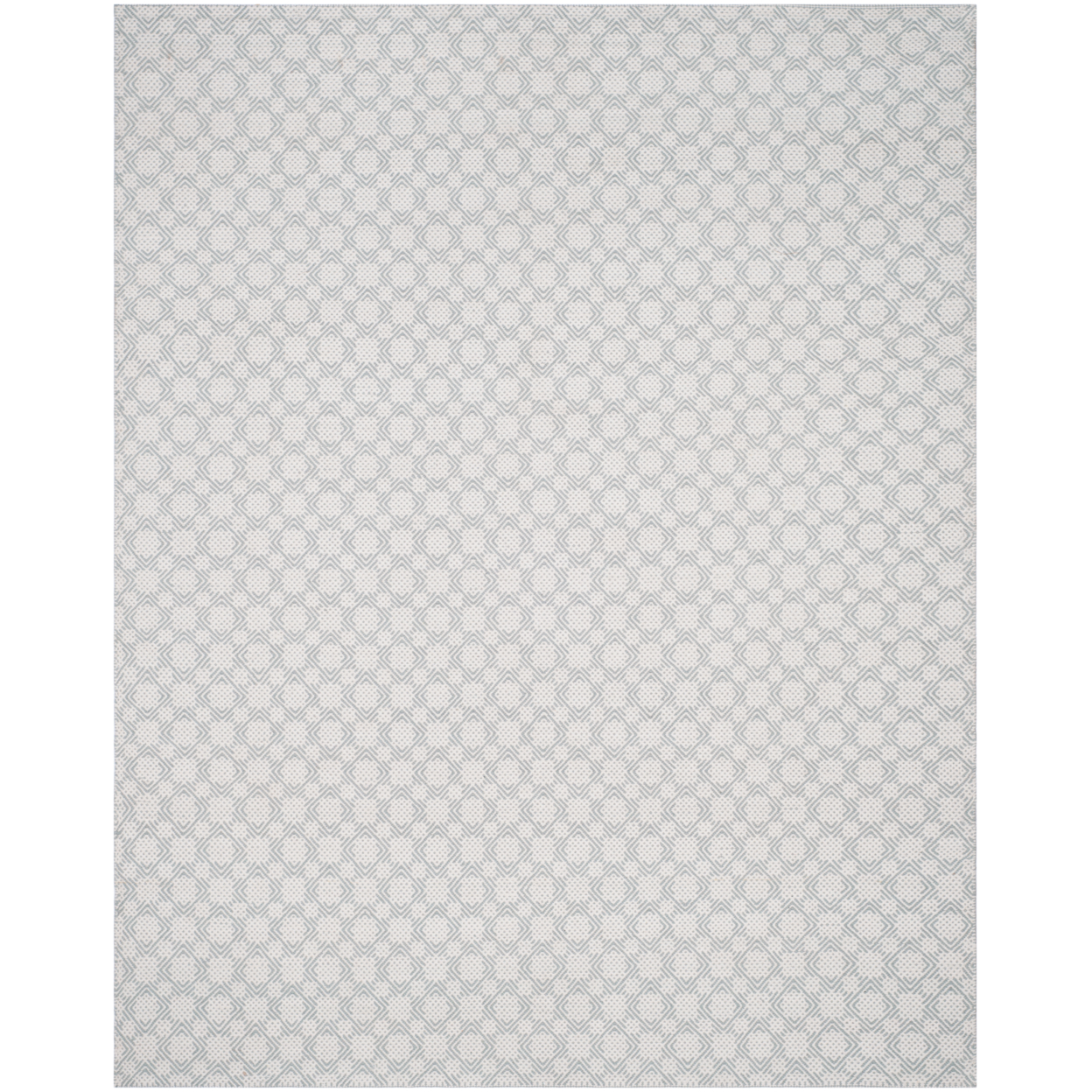 SAFAVIEH Cotton Kilim KLC222B Handwoven Grey / Ivory Rug - 8' X 10'