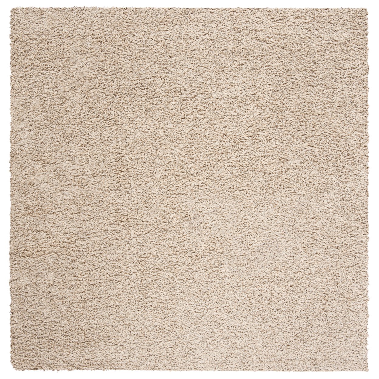 SAFAVIEH Athens Shag Collection SGAS119G Beige Rug - 6' 7 Square