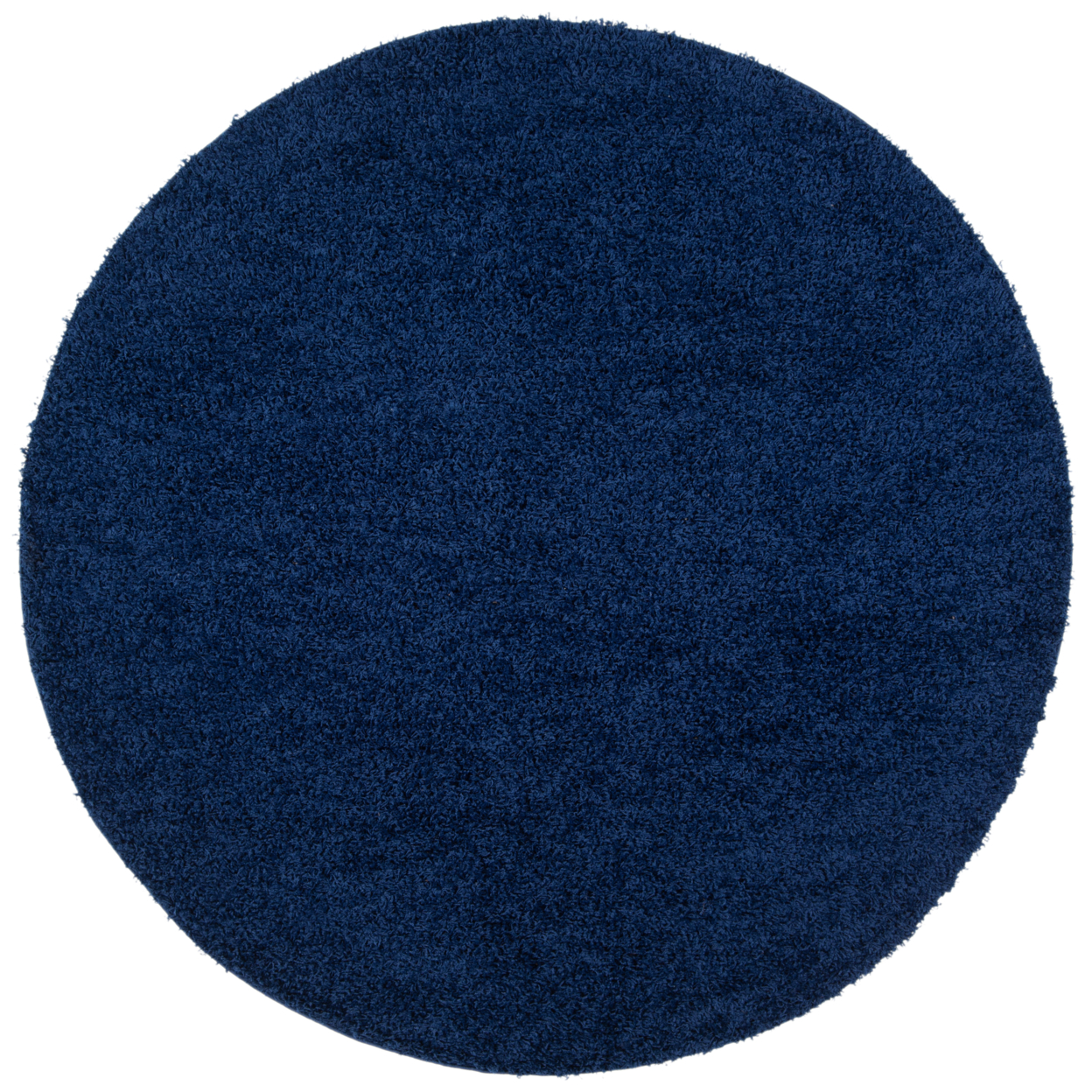 SAFAVIEH Athens Shag Collection SGAS119N Navy Rug - 6' 7 Round