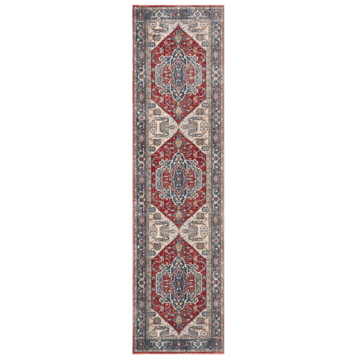 SAFAVIEH Vintage Persian Collection VTP477Q Red/Blue Rug - 5' X 7'-6