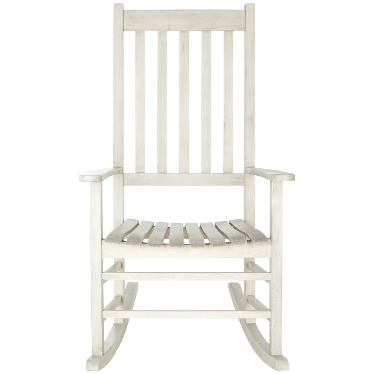 SAFAVIEH Outdoor Collection Shasta Rocking Chair White Wash