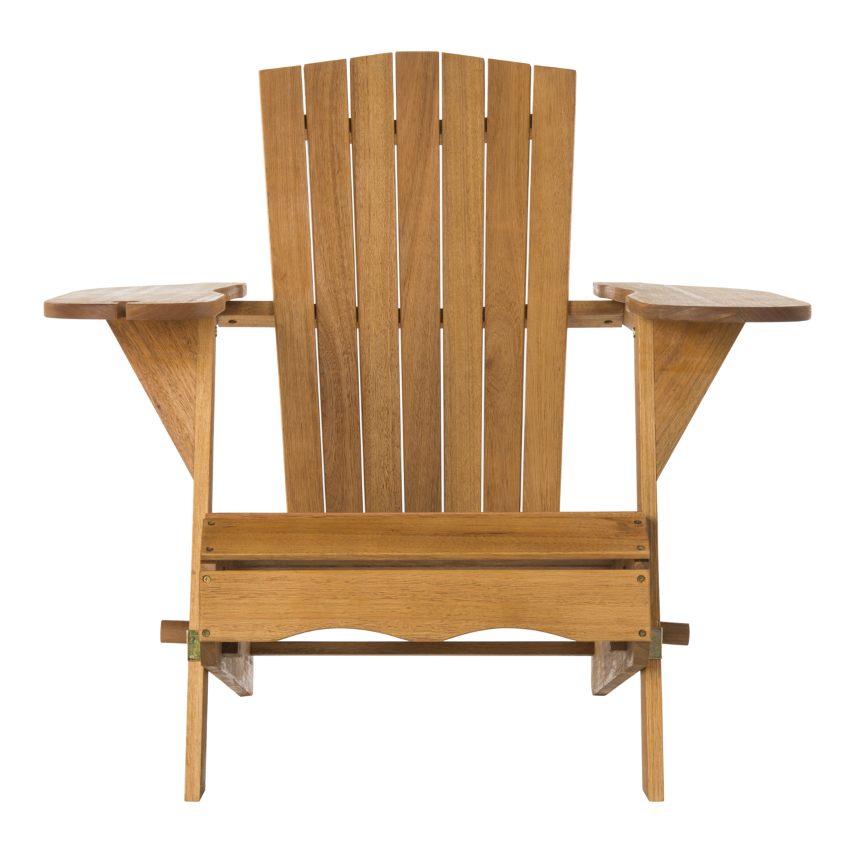 SAFAVIEH Outdoor Collection Breetel Set Of 2 Adirondack Chairs Natural
