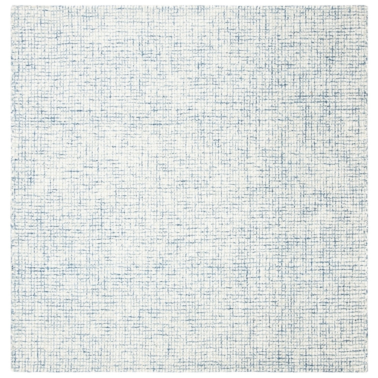 Abstract Ivory / Blue - 6' X 6' Square