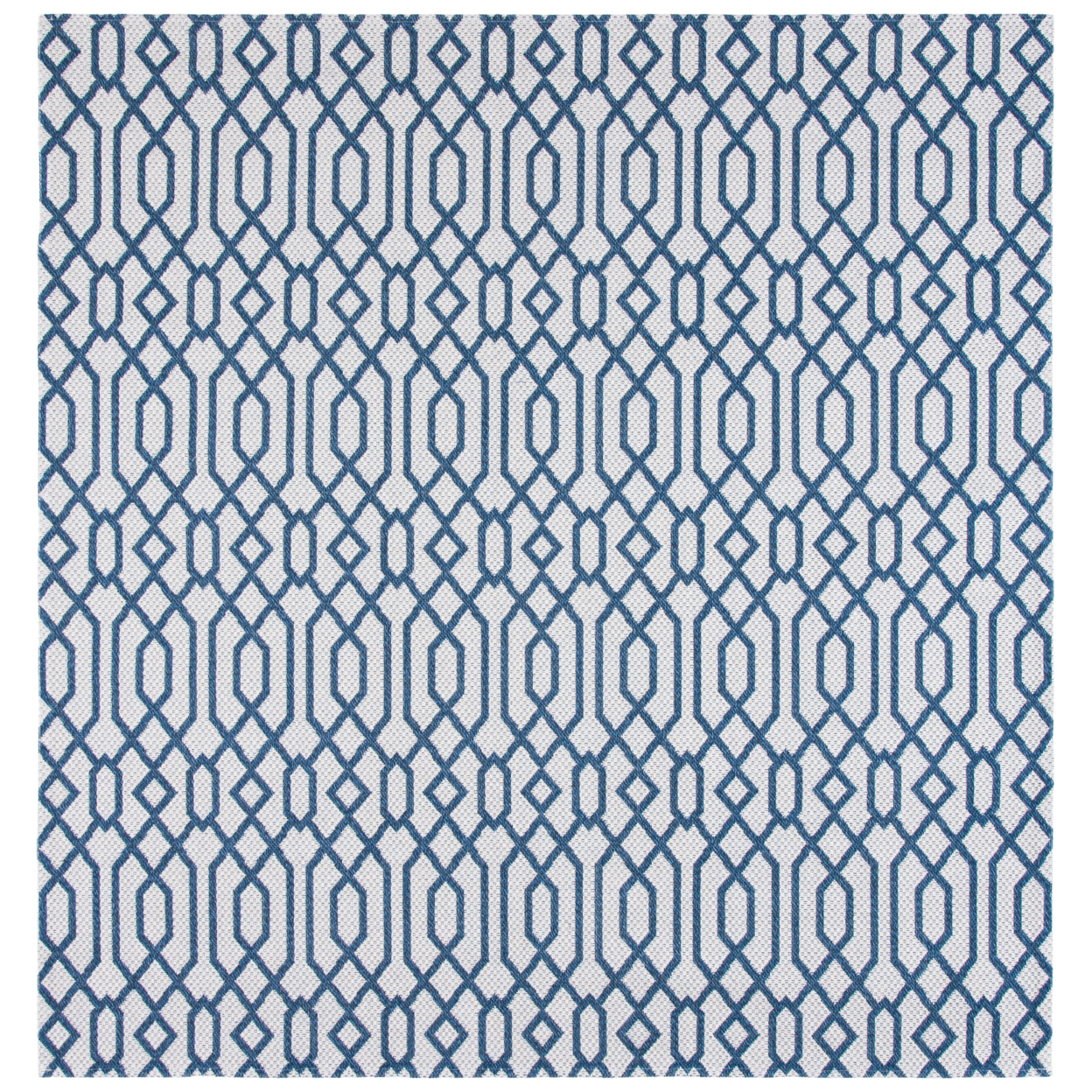SAFAVIEH Augustine Collection AGT421M Navy/Light Grey Rug - 6' 4 Square