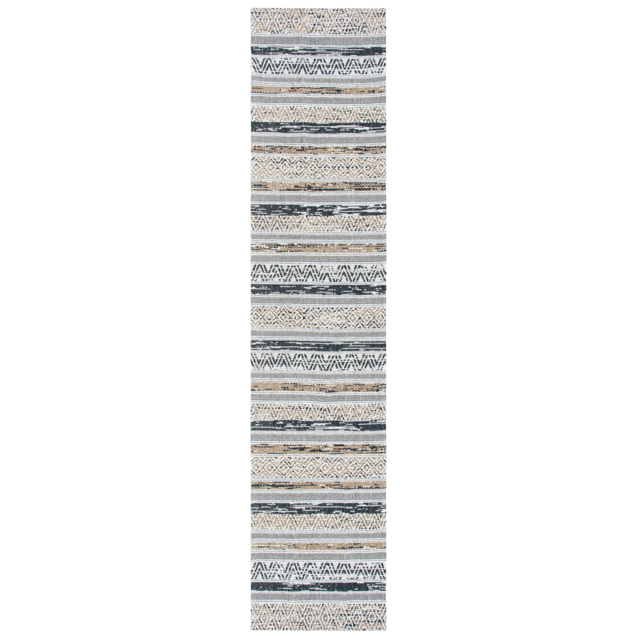 SAFAVIEH Augustine Collection AGT466A Ivory / Taupe Rug - 2' 2 X 9'