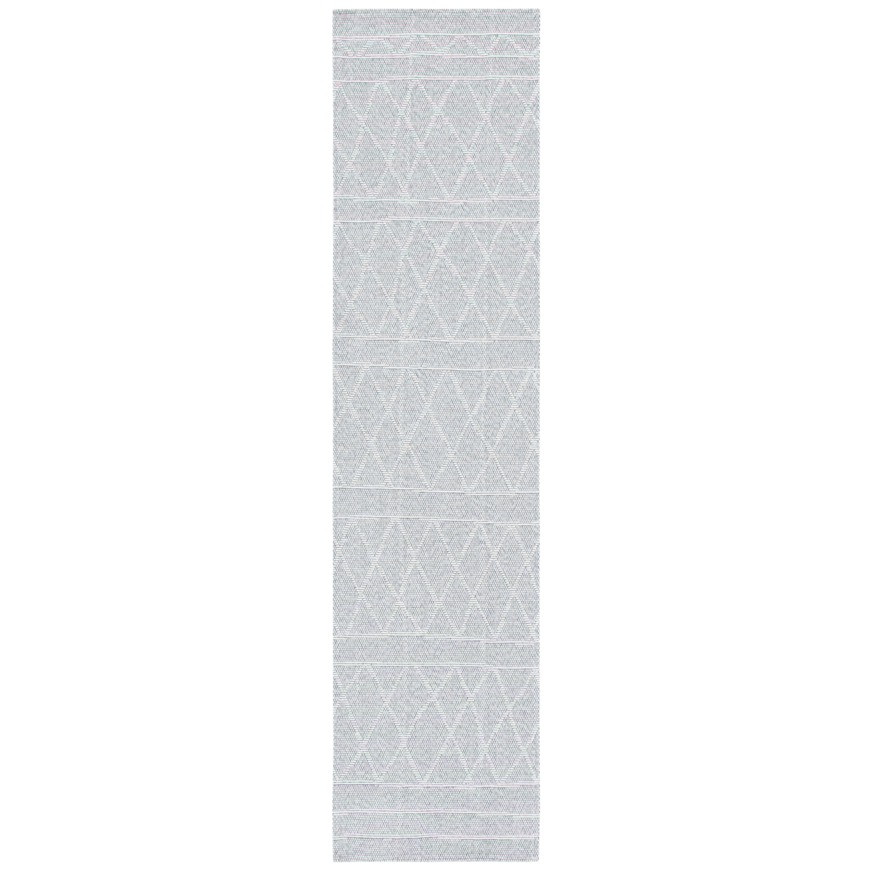 SAFAVIEH Augustine Collection AGT474A Grey / Ivory Rug - 2' 2 X 9'