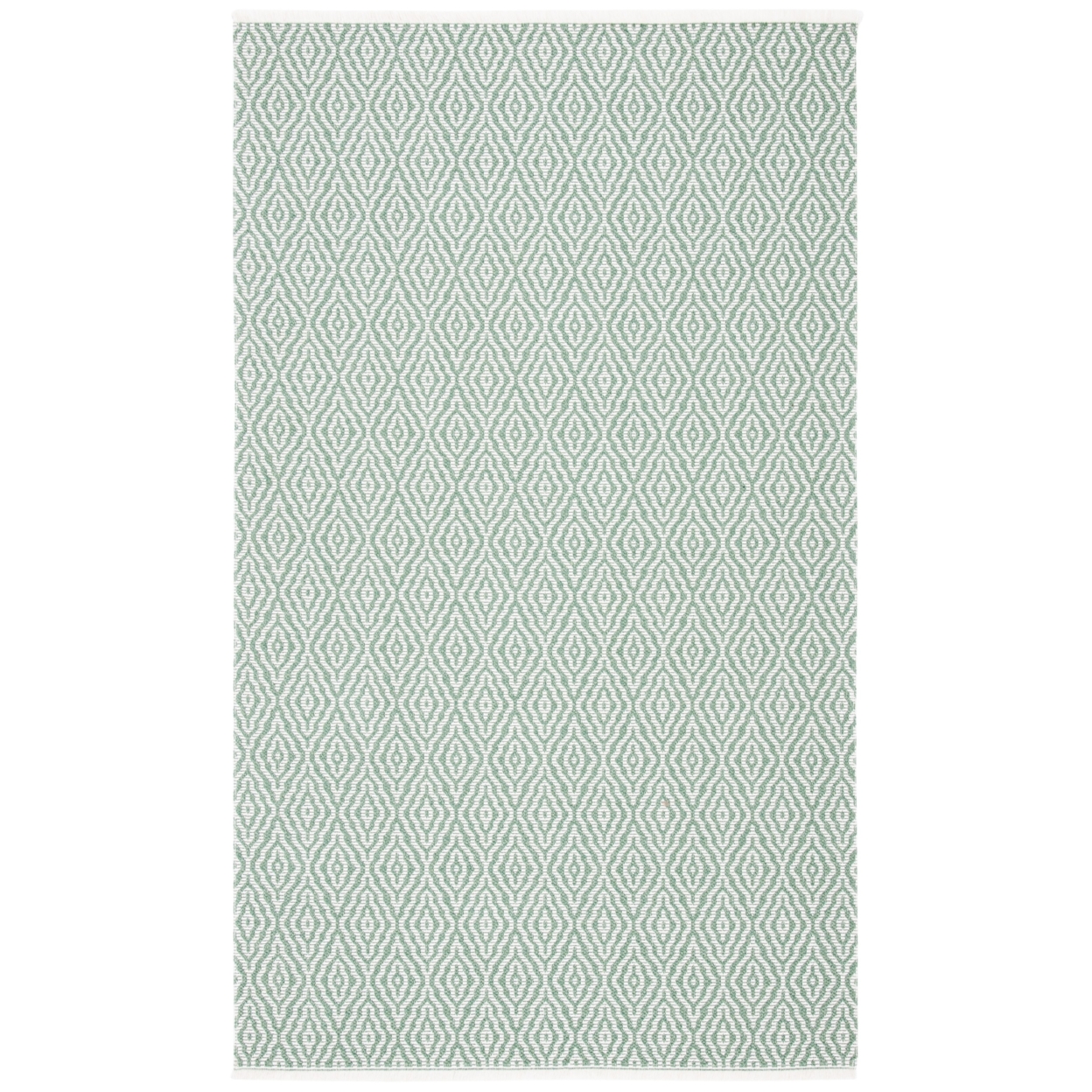 SAFAVIEH Augustine Collection AGT484Y Green / Ivory Rug - 5' 5 X 7' 7