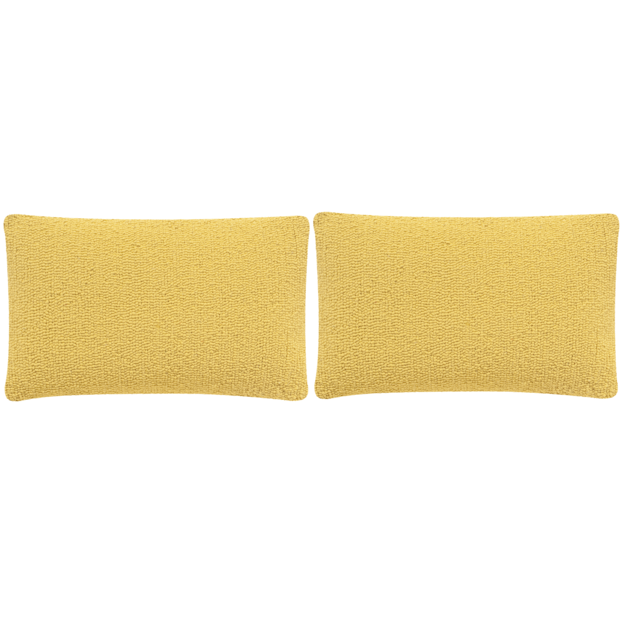 SAFAVIEH Soleil Solid Pillow Set Of 2 Sunshine Yellow