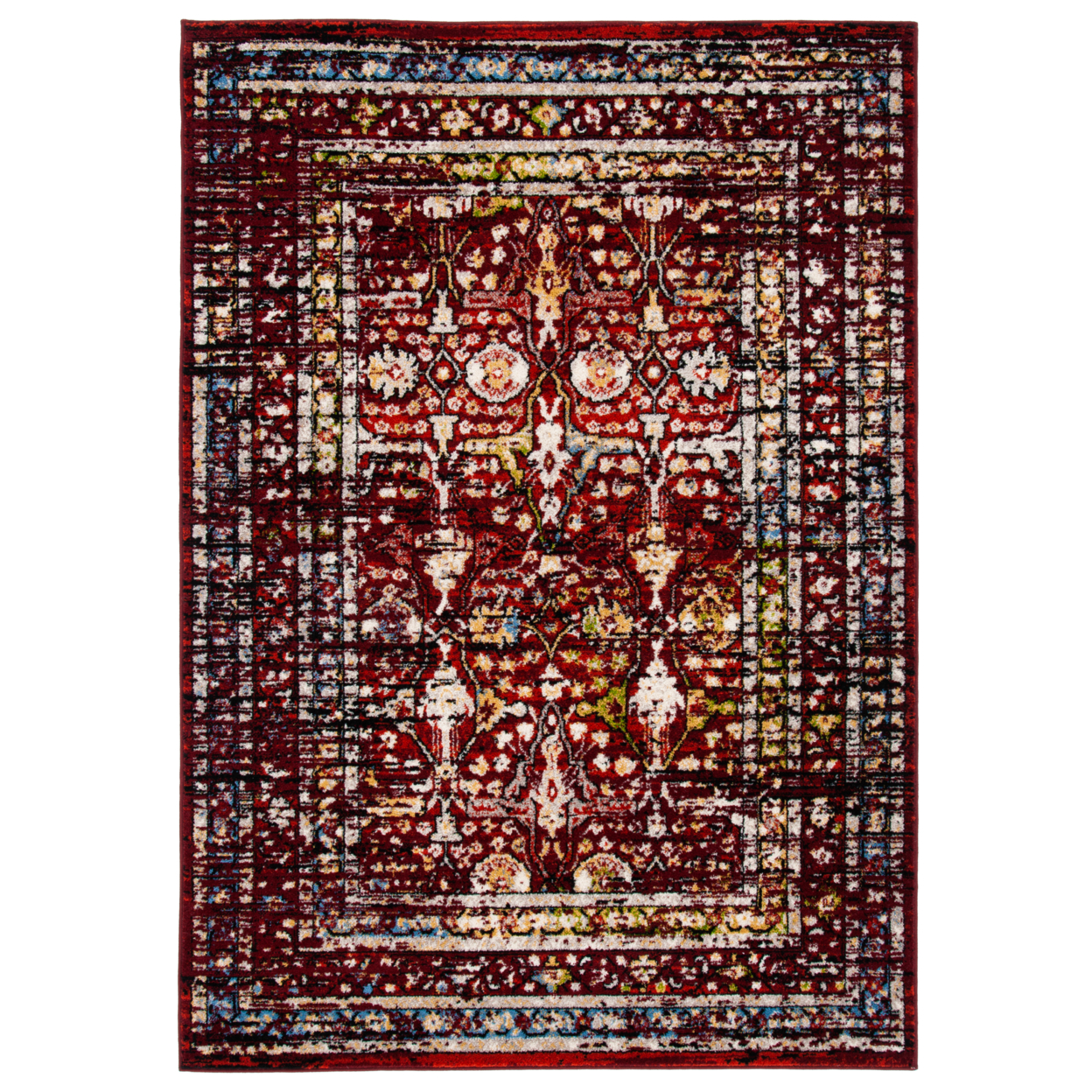 SAFAVIEH Amsterdam Collection AMS177Q Red Rug - 8' X 10'