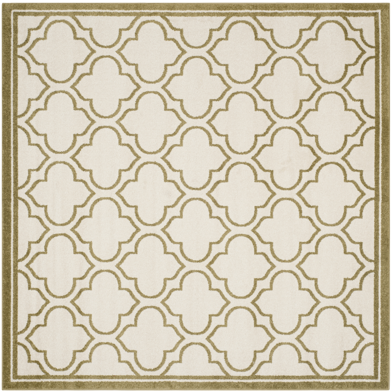 SAFAVIEH Amherst AMT412A Ivory / Light Green Rug - 7' Square
