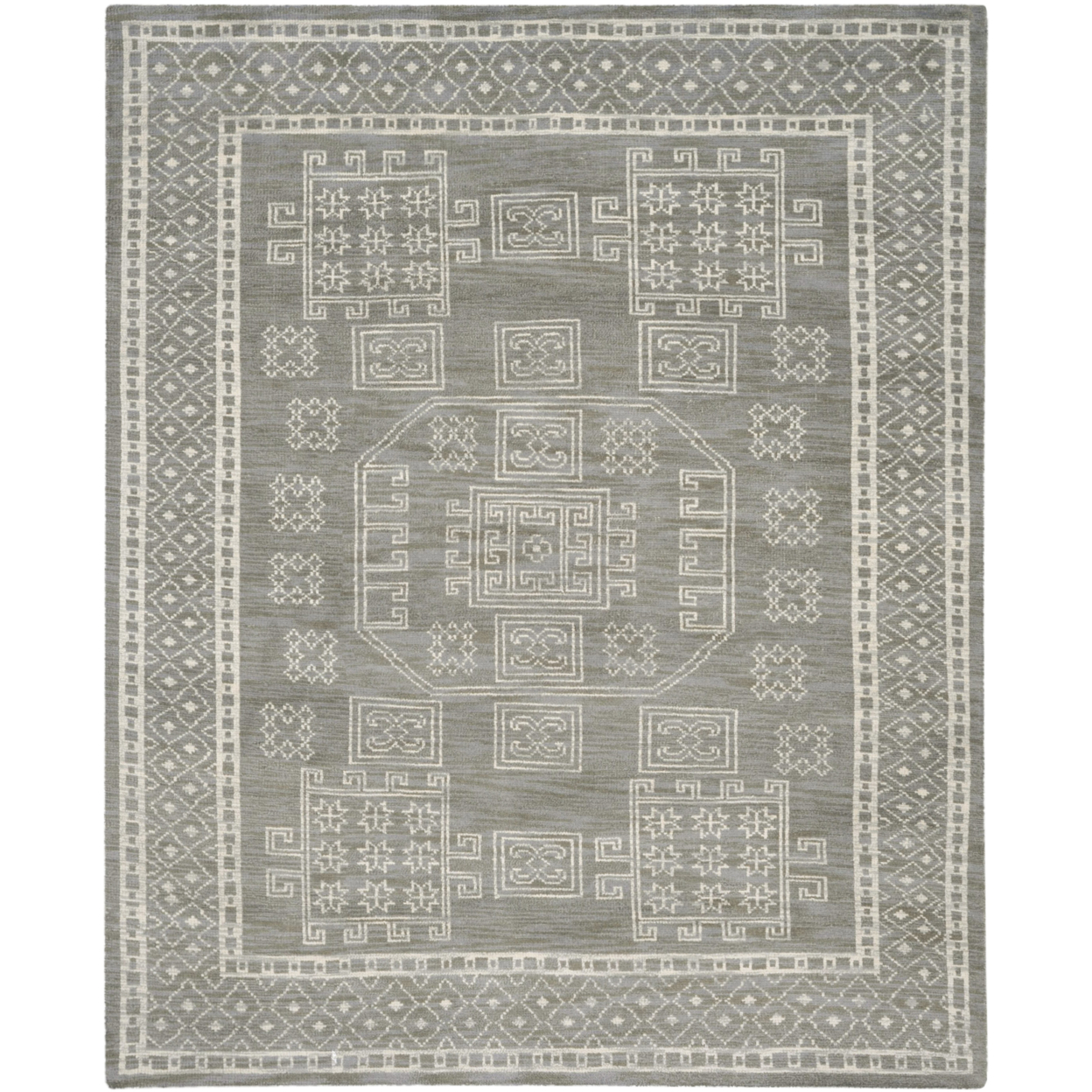 SAFAVIEH Kenya Collection KNY635A Hand-knotted Grey Rug - 8' X 10'
