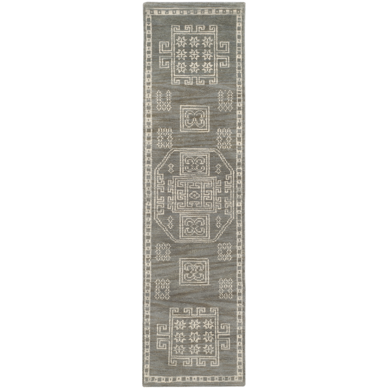 SAFAVIEH Kenya Collection KNY635A Hand-knotted Grey Rug - 6' X 9'