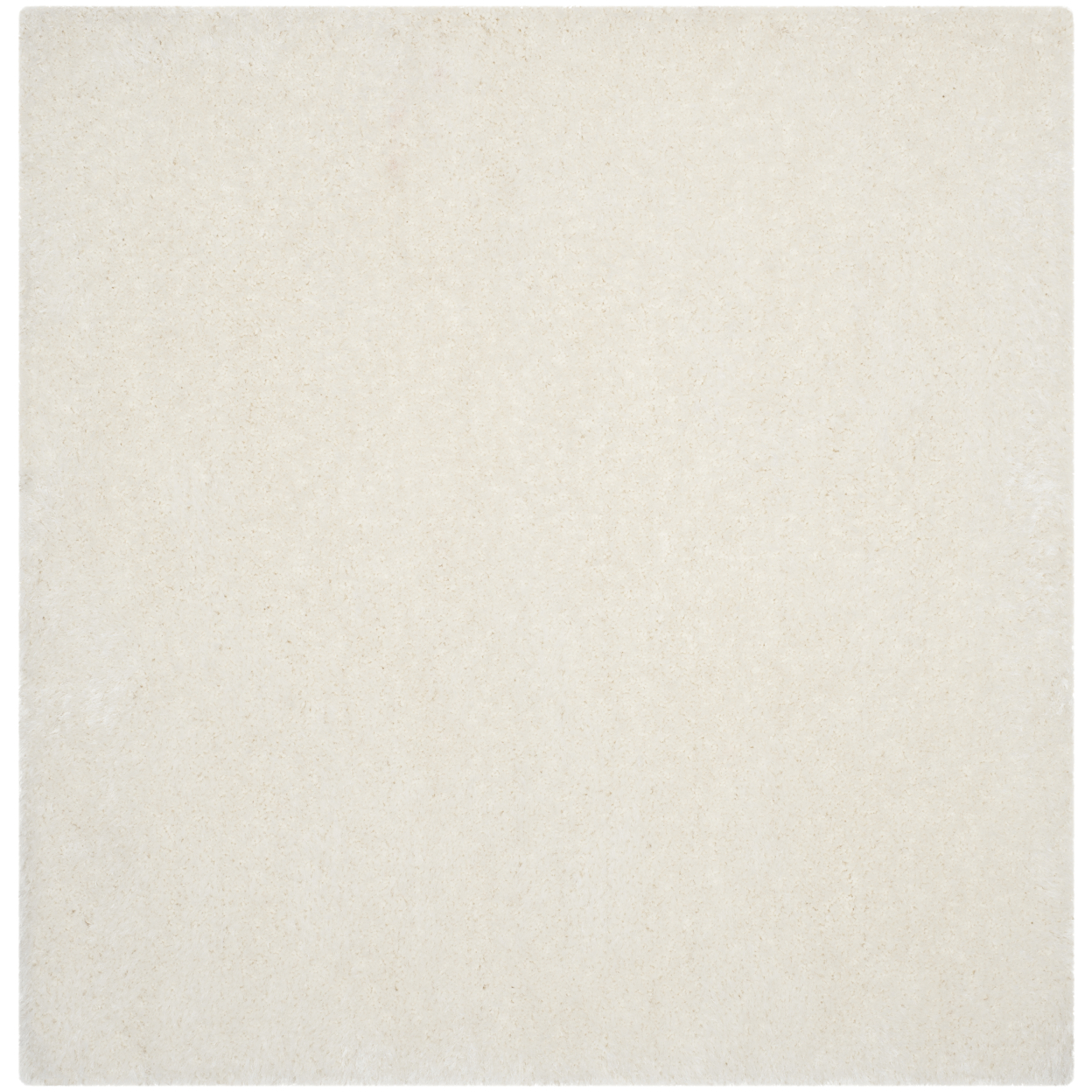 SAFAVIEH SGX160A Luxe Shag Ivory - 6' Square