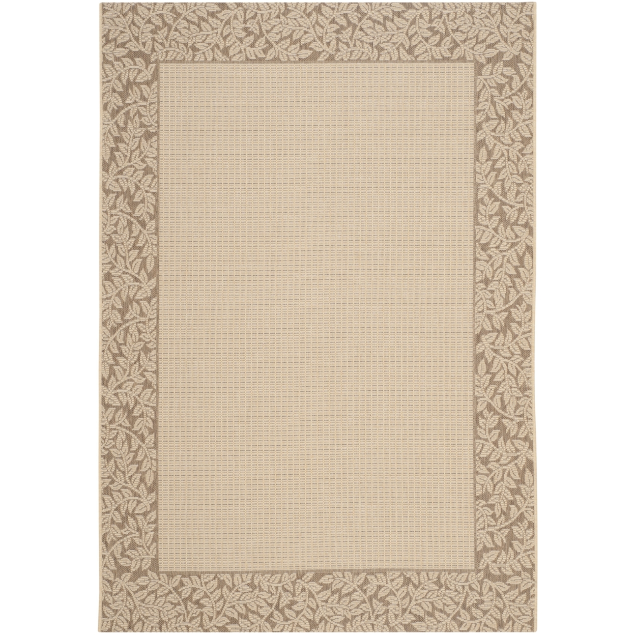 SAFAVIEH Outdoor CY0727-3001 Courtyard Natural / Brown Rug - 6' 7 X 9' 6