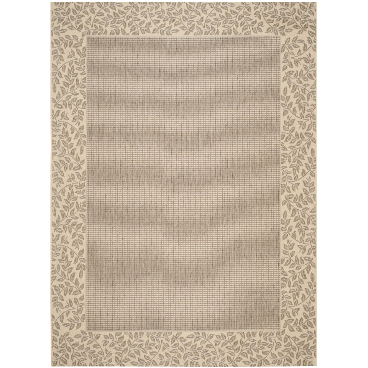 SAFAVIEH Outdoor CY0727-3009 Courtyard Brown / Natural Rug - 8' X 11'