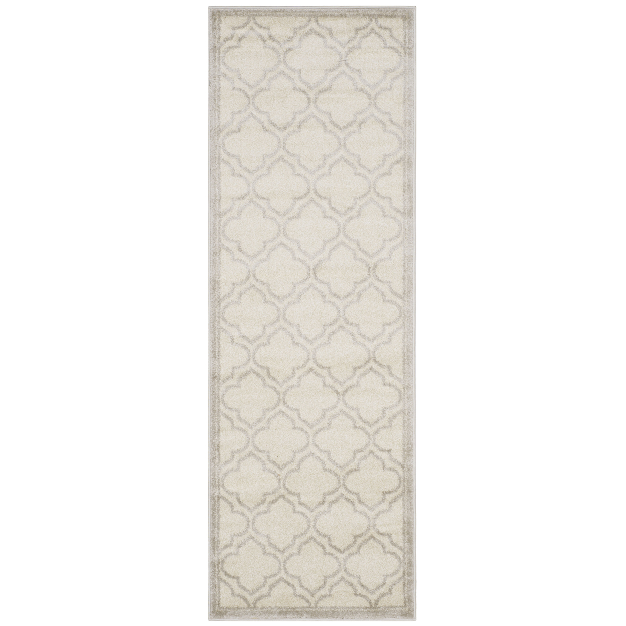 SAFAVIEH Amherst Collection AMT412E Ivory/Light Grey Rug - 2' 3 X 7'