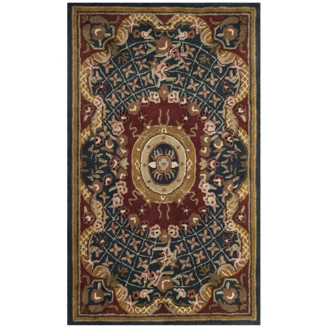 SAFAVIEH Classic Collection CL304C Handmade Assorted Rug - 3' X 5'