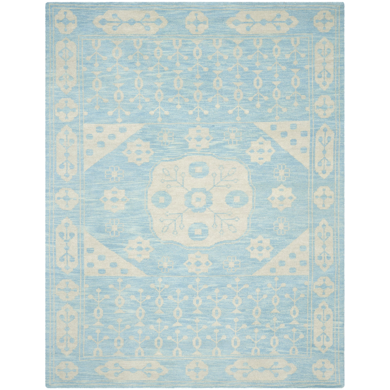SAFAVIEH Kenya Collection KNY683A Hand-knotted Blue Rug - 9' X 12'