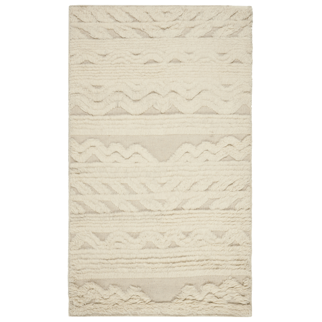 SAFAVIEH Kenya Collection KNY816A Hand-knotted Ivory Rug - 3' X 5'
