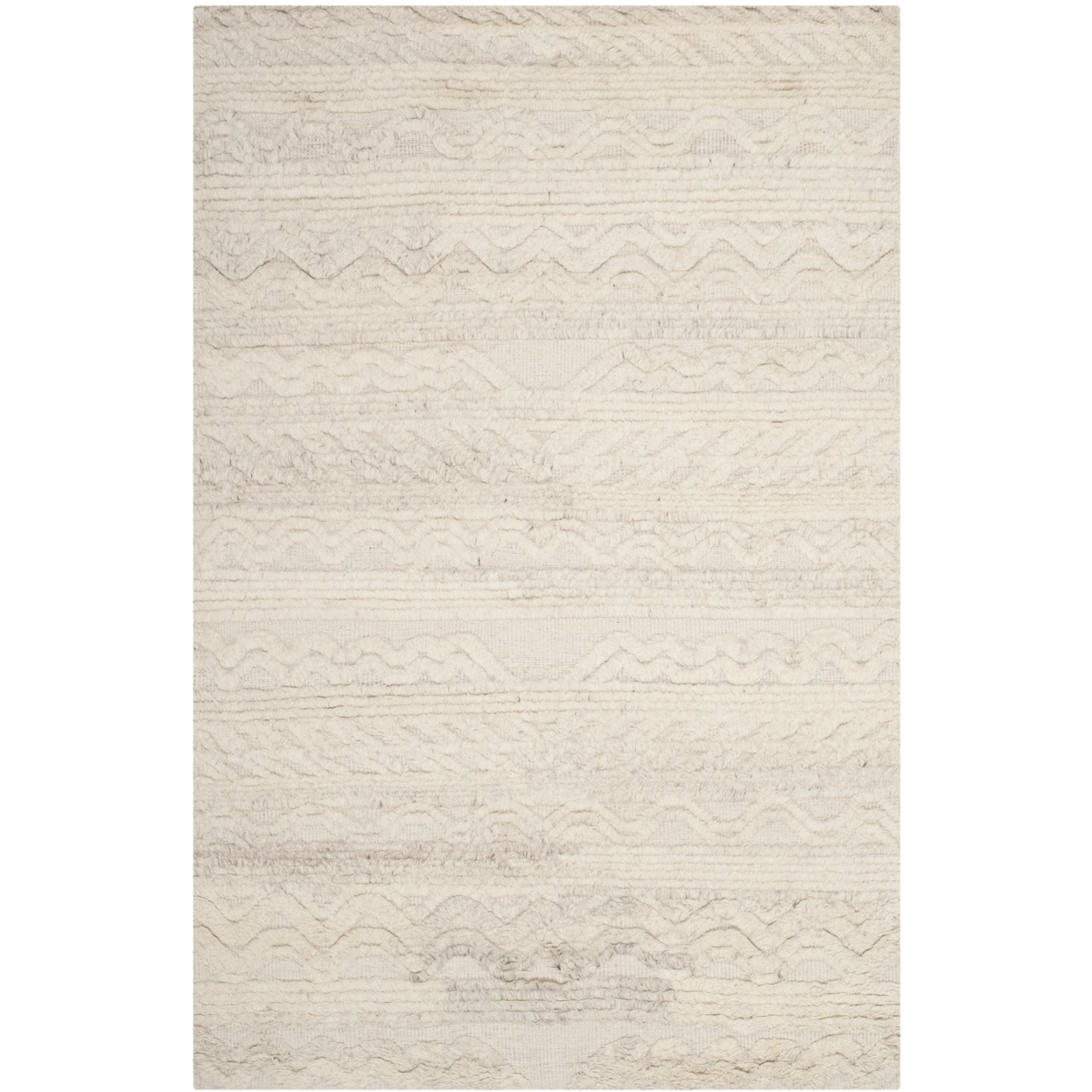 SAFAVIEH Kenya Collection KNY816A Hand-knotted Ivory Rug - 8' X 10'