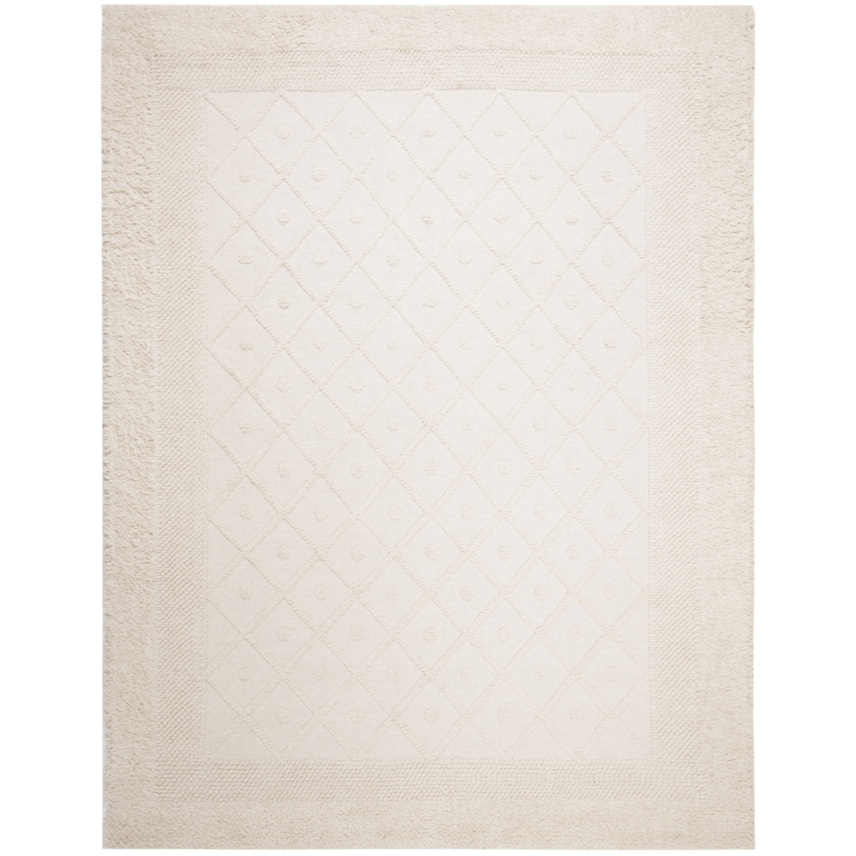SAFAVIEH Kenya Collection KNY952A Hand-knotted Ivory Rug - 2' 3 X 8'