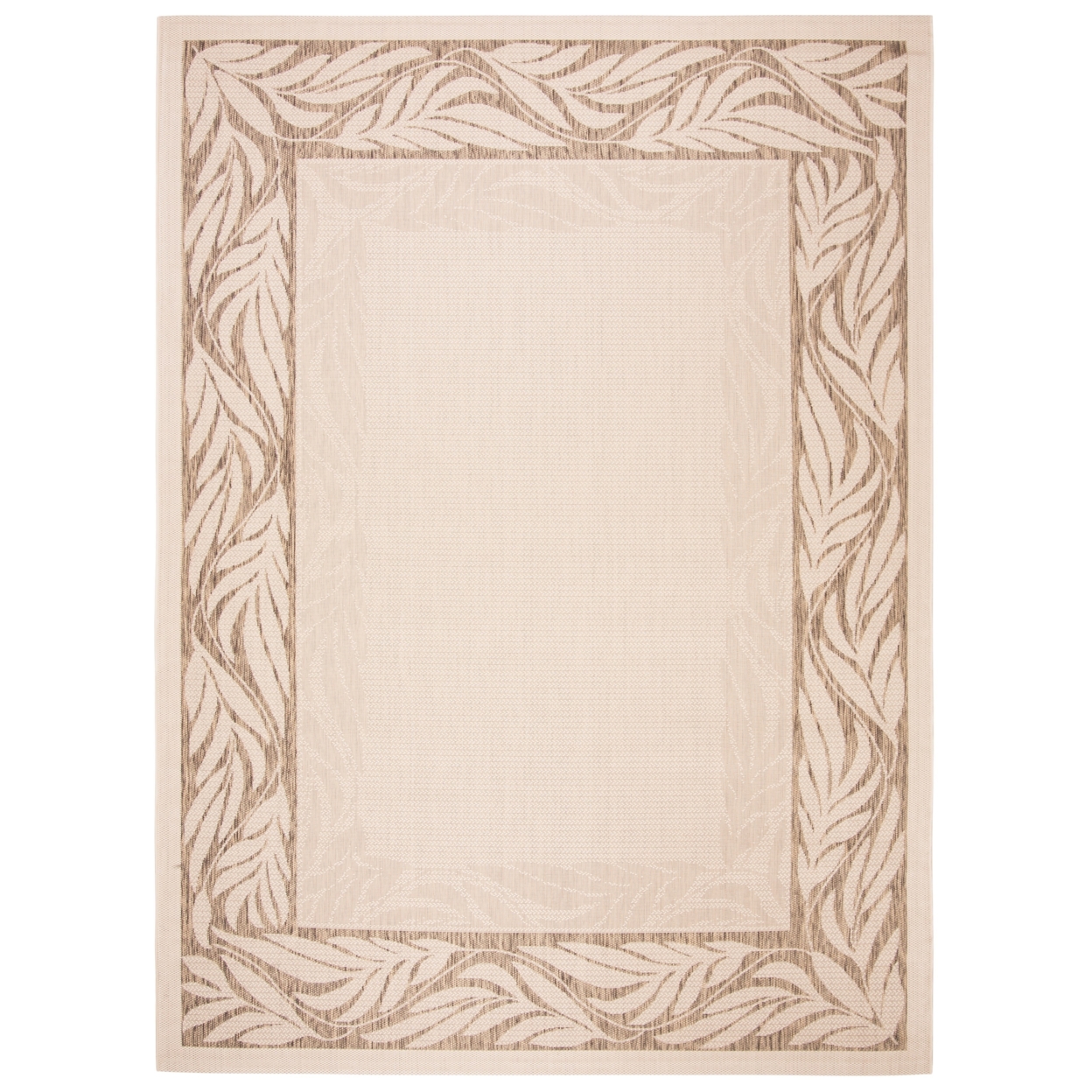 SAFAVIEH Outdoor CY1551-3001 Courtyard Natural / Brown Rug - 6' 7 X 9' 6