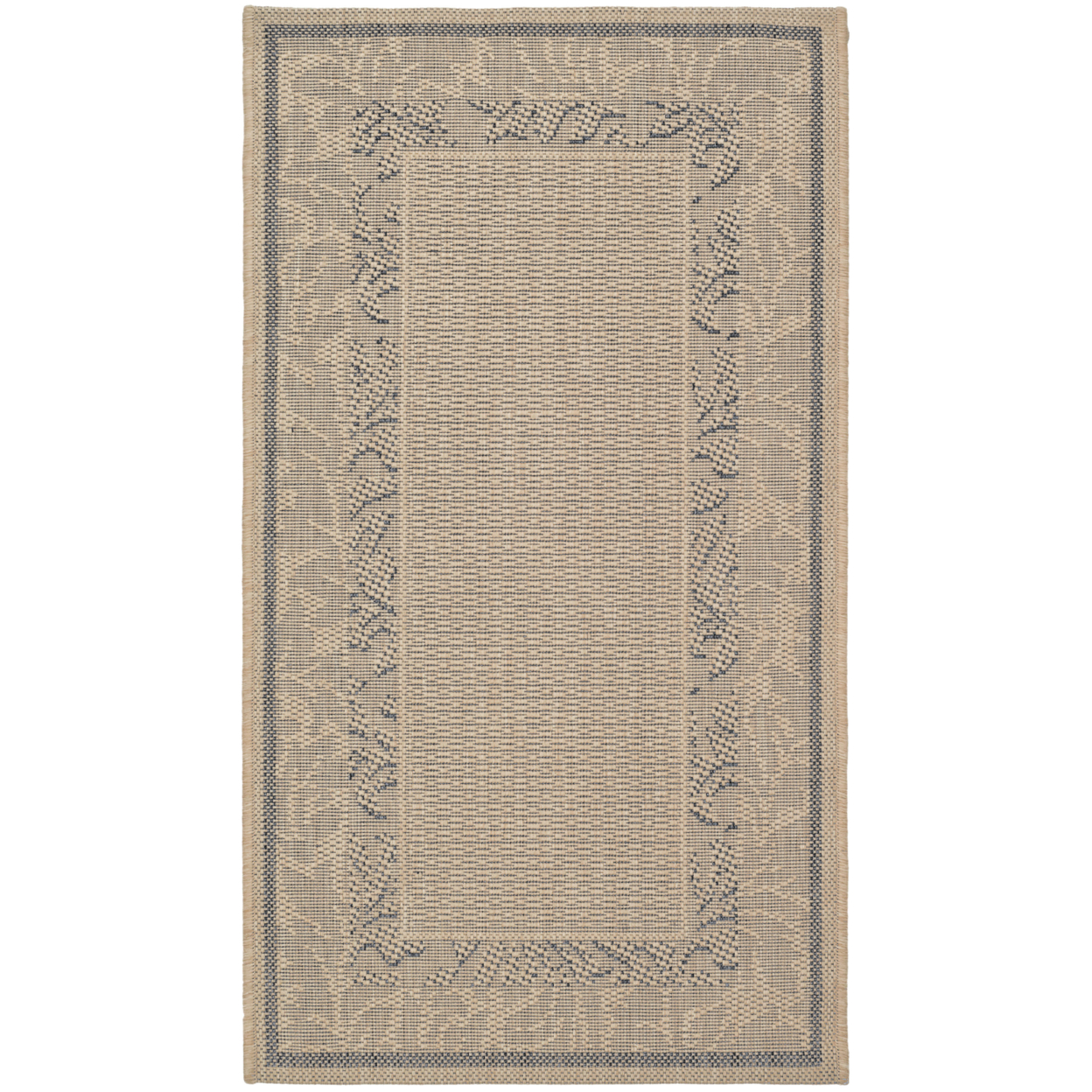 SAFAVIEH Outdoor CY1704-3001 Courtyard Natural / Brown Rug - 6' 7 X 9' 6