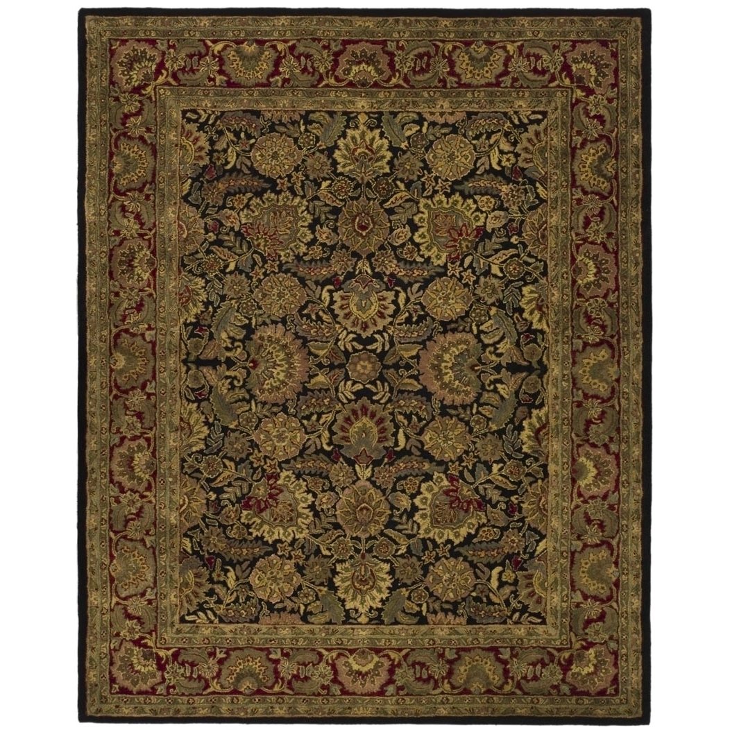 SAFAVIEH Classic Collection CL359A Handmade Navy/Red Rug - 7' 6 X 9' 6
